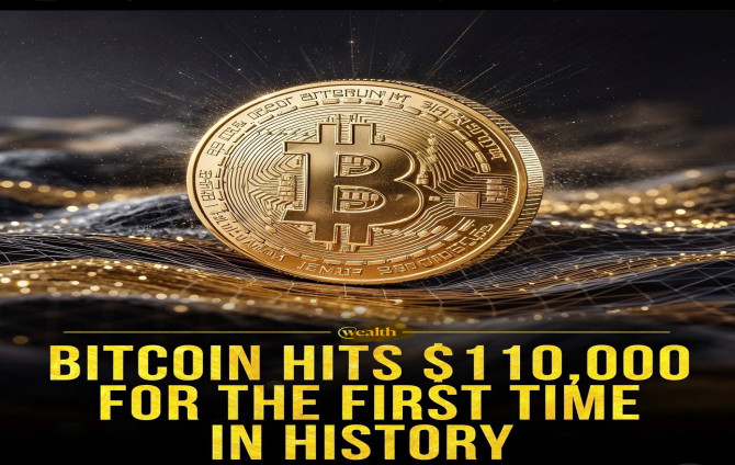 Bitcoin hits a record of 110,000$for the first time